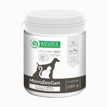 Nature's Protection MicroZeoGen Пищевая добавка с кальцием для собак и кошек, 250 г