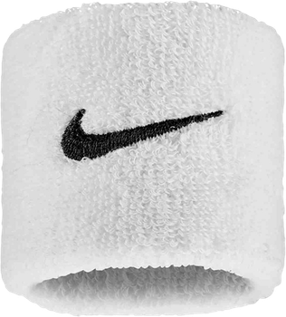 Напульсники Nike Swoosh Classic Wristbands 2PK N.101.2405.101.OS Белые (887791806277)