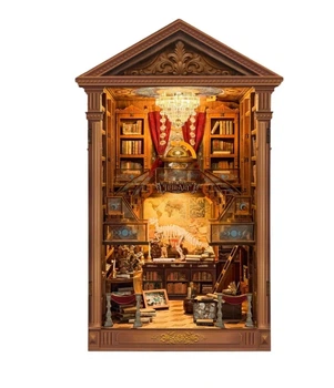 Румбокс Старовинна читальна зала Інтер'єрний конструктор Reading Hall DIY Miniature Dollhouse Kit SQ-111