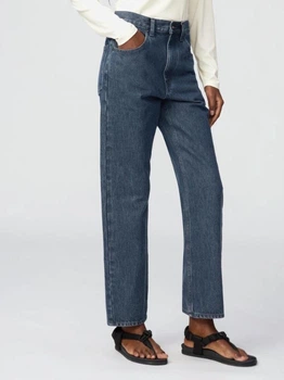 Джинсы Regular Fit женские Uniqlo 489379981 27 Синие (1160790632)