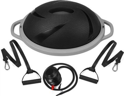 Platforma do balansowania Gymtek półpiłka CoreBalance + pompka 2w1 (5905884425909)