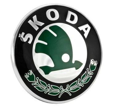 Эмблема решетки радиатора Skoda Superb 2008-2013, зеленая, 3T0853621AMEL