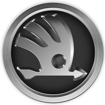 Емблема решітки радіатора Skoda Superb 2008-2013, чорна, передня = задня, 1ST853630AAUL