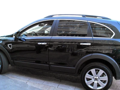 Накладки хромовані на скло (6шт, верхня) Chevrolet Captiva 2006-, Carmos 6441602146