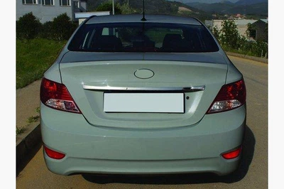 Накладка хромированная над номером Hyundai Accent 2011-2017, Carmos, 6458929