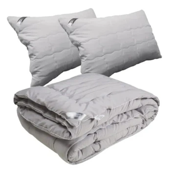 Комплект Руно одеяло 200x220см и 2 подушки (925.52Grey)