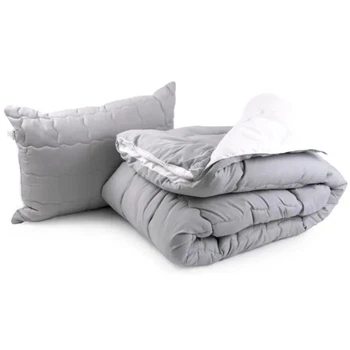 Комплект Руно одеяло 140x205см и подушка 50x70см (924.52_Grey White)