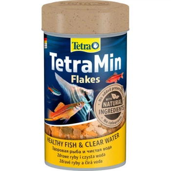 Корм для рыб Tetra Min Flakes для тропических аквариумных рыбок в хлопьях 100 мл