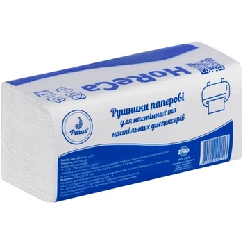 Бумажные полотенца Parus V-сложение 2 слоя 150 шт.