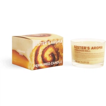 Ароматична свічка Sister's Aroma Cinnamon Roll 150 г