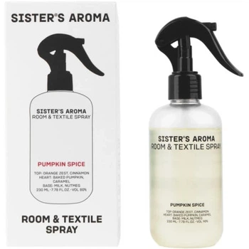 Освіжувач повітря Sister's Aroma Пряна гарбуз Парфумований спрей для кімнати та текстилю 230 мл 3958339