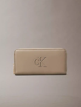 Женский кошелёк Calvin Klein с логотипом 1159999591 (Бежевый One size)