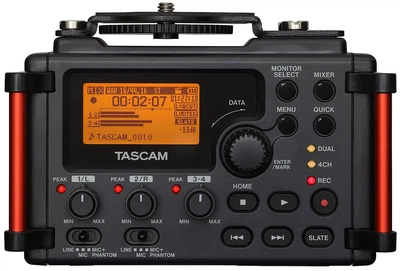 Аудиорекордер для DSLR-камер Tascam DR-60D MK2 4-канальный SUP_50304 (4907034124459)