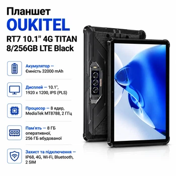 Планшет OUKITEL RT7 10.1" 4G TITAN 8/256GB LTE