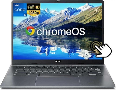 Ноутбук Acer Chromebook Plus 514 i3-N305, 8/512Gb, ChromeOS, Gray