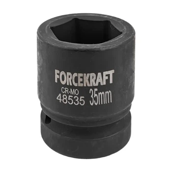 Головка ударна 1" 35 мм (6-гр.) - 57449 FORCEKRAFT