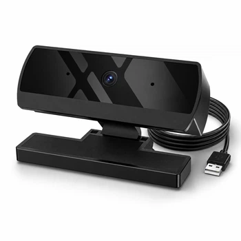 Вебкамера C200 Full HD 1080P Чорна, 2 МП, USB 2.0, вбудований мікрофон із шумозаглушенням, Plug & Play, 30 кадрів/с