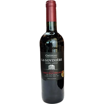 Вино Chateau La Goviniere червоне сухе 13.5% 0.75 л (Франція)