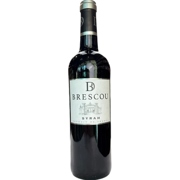 Вино Brescou Rouge Сіра сухе червоне 13% 0,75 л (Франція)