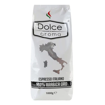 Кава зернова Dolce Aroma 100% Арабіка Оро 1 кг (Італія)