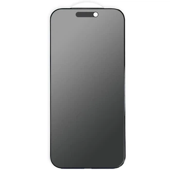 Защитное стекло Privacy 5D Matte для Apple iPhone 17 Pro Max 0,33 мм черное закаленное стекло
