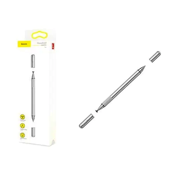 Стилус Baseus Golden Cudgel для рисования и заметок алюминиевый с силиконовым наконечником и шариковой ручкой