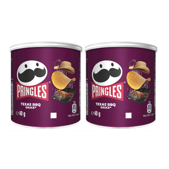 Набор Чипсы 2шт Pringles Mini Texas BBQ 40g