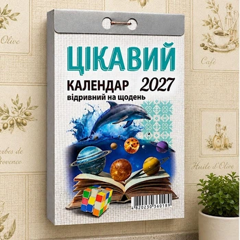 Календар відривний «Цікавий календар» 2027 на кожен день, українською мовою