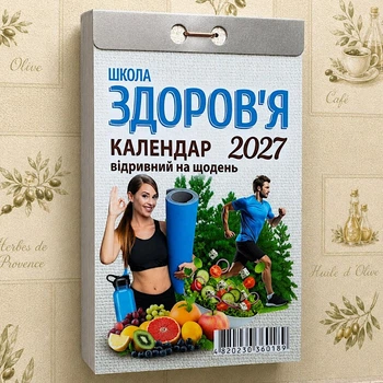 Календарь отрывной «Школа здоровья» 2027 на каждый день, на украинском языке