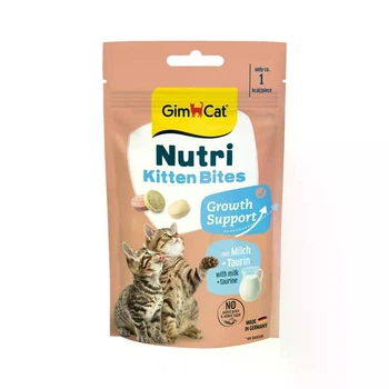 Вітамінізовані ласощі GimCat Nutri Kitten Bites для кошенят 40 г