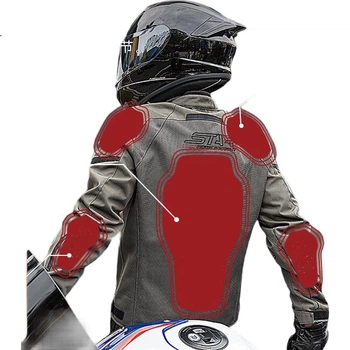 Мужская мотоциклетная куртка STAR FIELD KNIGHT, летняя, сетчатая, дышащая, модная, в стиле ретро, синяя, размер 2XL.