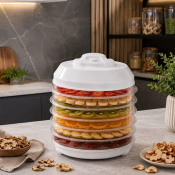 Сушилка для продуктов Saturn, 350 Вт, электрическая сушилка для грибов, сушилка домашняя, сушилка электрическая
