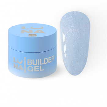 Гель шимер LUNAMoon Shimmer Gel №7 на 15 мл для укрепления, выравнивания и наращивания ногтей