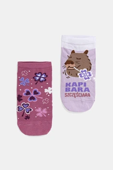 Шкарпетки жіночі бавовняні з капібарою 2 шт Medicine 36-38