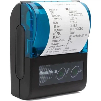 Термопринтер для чеков квитанций Bisofice Mini BT 58 мм Bluetooth USB 203 dpi