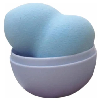 Спонж для нанесения макияжа голубого цвета Blue Blender Egg