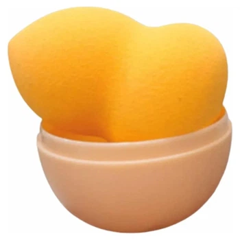 Спонж для нанесення макіяжу жовтого кольору Yellow Blender Egg