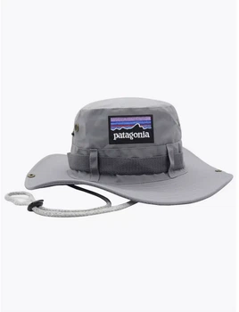 Панама Patagonia One size(универсальный размер), Унисекс, серого цвета.