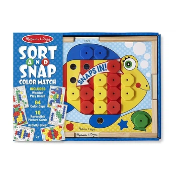 Детская мозаика "Сортировка" MelissaandDoug MD4313, 10 двухсторонних карт с рисунками