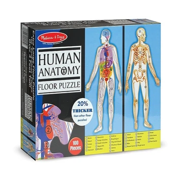 Мега-пазл "Будова людини" MelissaandDoug MD445, 100 елементів