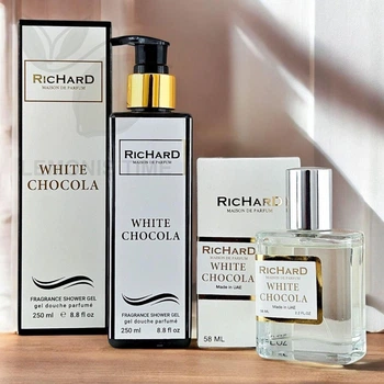 Парфюмированный набор No Brand версия Richard White Chocola, ПАРФЮМ - ГЕЛЬ ver.02