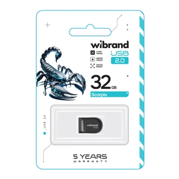 USB флеш-накопичувач Wibrand 32gb Scorpio
