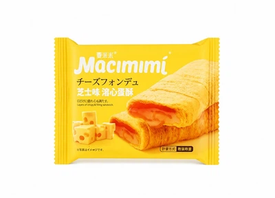 Хрустящие вафельные рулетики с нежным сырным кремом Macimimi Cheese