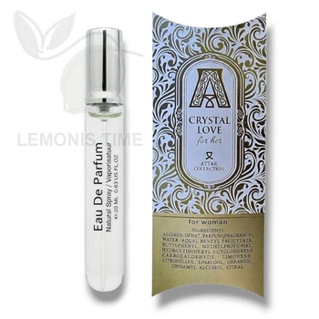 Женская парфюмированная вода No Brand (версия Attar Collection Crystal Love For Her), 20 ml