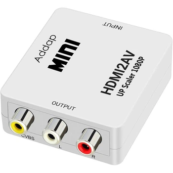 Конвертер відео з цифрового HDMI у аналоговий AV сигнал з підтримкою 1080P роздільної здатності Addap HDMI2AV-01