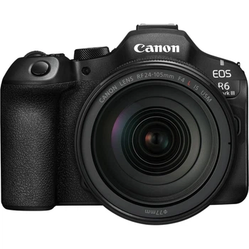 Беззеркальный фотоаппарат Canon EOS R6 Mark III Kit RF 24-105mm f/4L IS USM Black (7084C027) UA [169375]