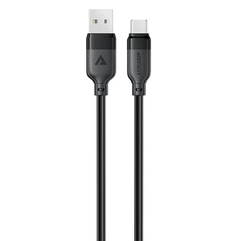 Кабель ACEFAST C16-04, USB to Type-C, 3A, 1.2m ,TPE, TPU connectors, Black (6974316283812)
