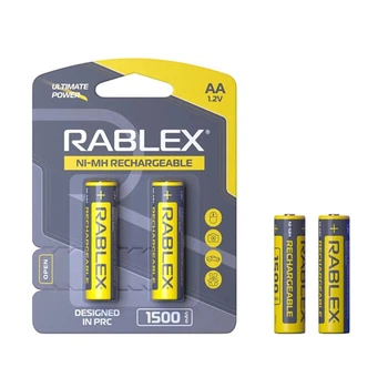 Аккумулятор Rablex AA (R6) 1500mAh 2 шт.