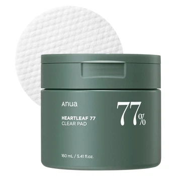 Тонер-пады для лица Anua Heartleaf 77% Clear Pad, 160 мл, 70 шт 8809640730559