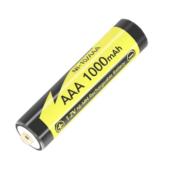 Аккумулятор AAA LiitoKala Ni-10 1000mAh Ni-MH 1.2V аккумуляторная батарея HR03 для фонарей, фотоаппаратов и электроники